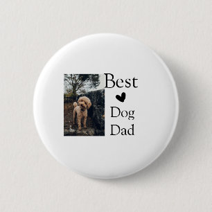 Einfaches farbiges Tier geben den Namen Foto Dog G Button