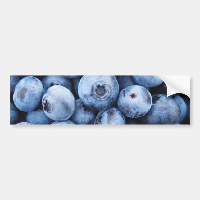 Einfaches Feinschmecker Blueberry-Muster Autoaufkleber (Vorne)