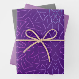 Einfaches Flattern Geschenkpapier Set