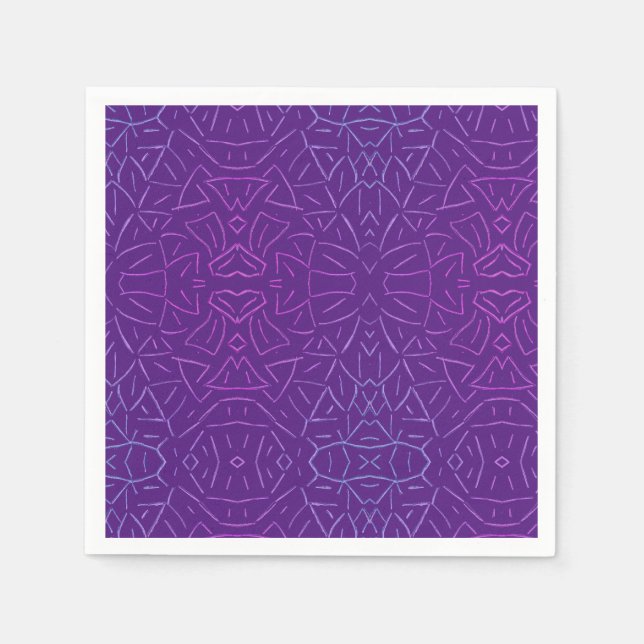 Einfaches Flattern Serviette (Vorderseite)