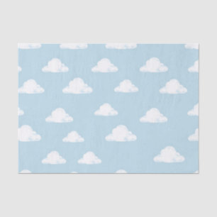 Einfaches Fluffiges Wolken Himmel Kinderzimmer Mus Seidenpapier