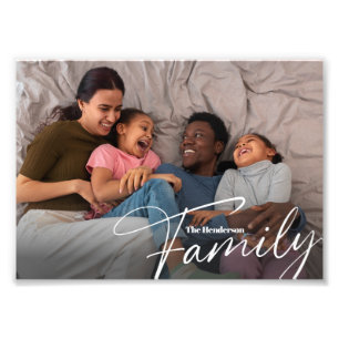 Einfaches Foto benutzerdefinierter Familie
