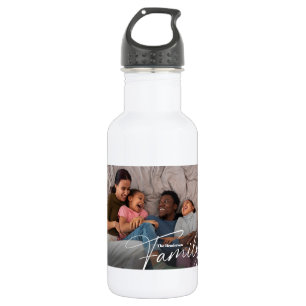 Einfaches Foto benutzerdefinierter Familie Edelstahlflasche
