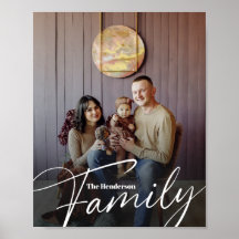Einfaches Foto benutzerdefinierter Familie