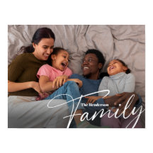 Einfaches Foto benutzerdefinierter Familie