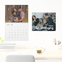 Einfaches Foto für die ganze Familie Kalender