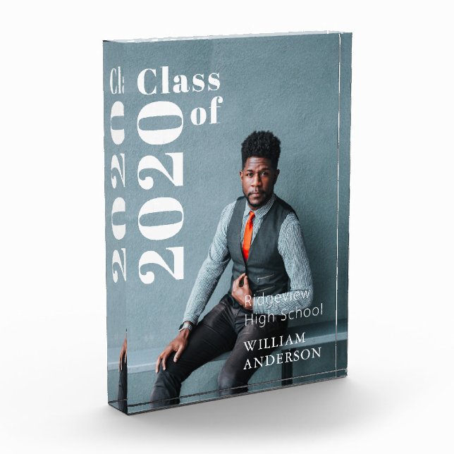 Einfaches Foto mit feinem Abschluss Foto (Links)