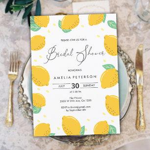 Einfaches Fresh und Fun Elegantes Brautparty Einladung