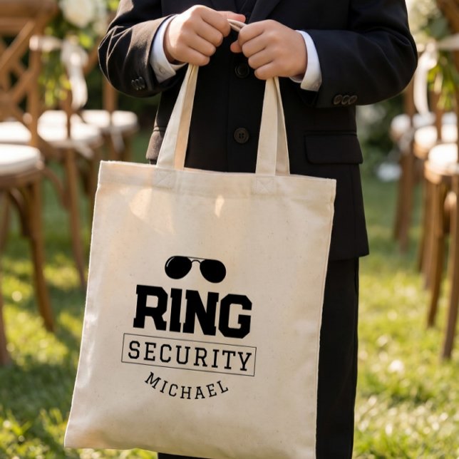 Einfaches Funny Ring Security Wedding Kid Tragetasche (Von Creator hochgeladen)