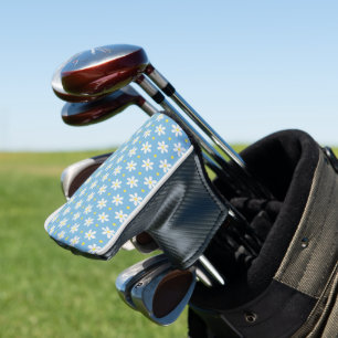 Einfaches Gänseblümchen-Blumenmuster Golf Headcover
