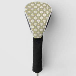 Einfaches Gänseblümchen-Blumenmuster Golf Headcover