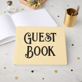 einfaches Gästebuch