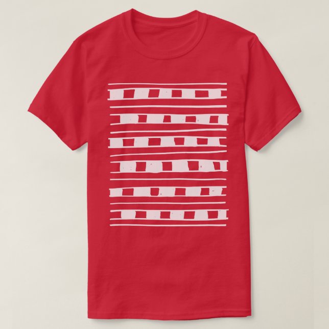Einfaches geometrisches Design T-Shirt (Design vorne)