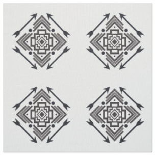 Einfaches geometrisches Muster amerikanischer Pfei Stoff