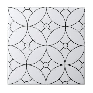 Einfaches geometrisches Muster Fliese