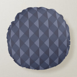 Einfaches geometrisches Muster Rundkissen  Rundes Kissen