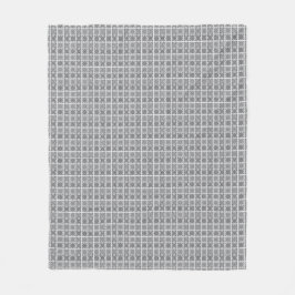 Einfaches geometrisches rustikales Muster Fleecedecke