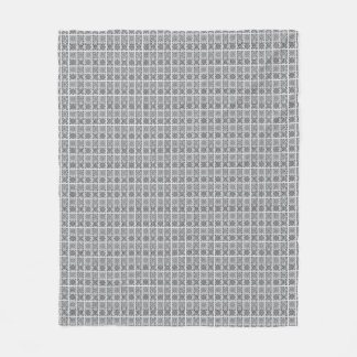 Einfaches geometrisches rustikales Muster Fleecedecke