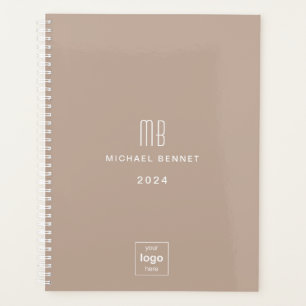 Einfaches Geschäftslogo 2024 Planer
