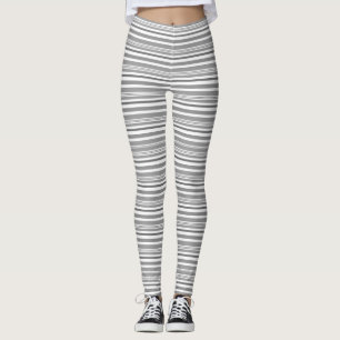 einfaches, gestreiftes Muster, olivgrüne und blaue Leggings