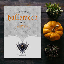 Einfaches gotisches Halloween-Party Einladung