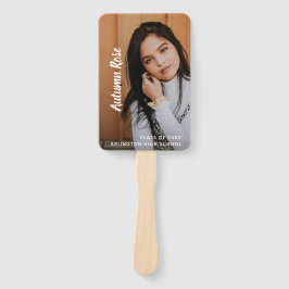 Einfaches GraduiertenFoto Moderner Abschluss Fächer