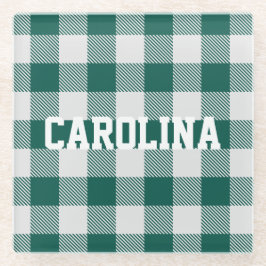 einfaches graues Büffelmuster Glasuntersetzer