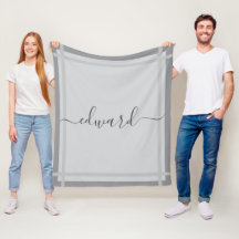 Einfaches graues Individuelle Name