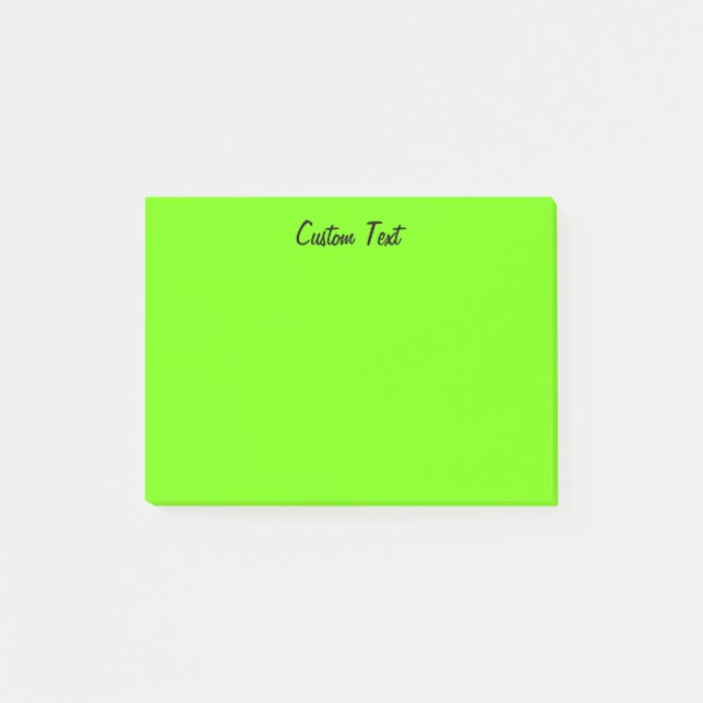 Einfaches Grün Post-it Klebezettel (Vorderseite)