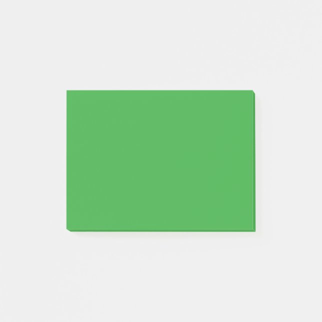 Einfaches Grün Post-it Klebezettel (Vorderseite)