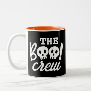 Einfaches Halloween, die Crew von Boo, der Skull Zweifarbige Tasse