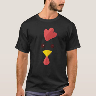 Einfaches Halloween-Kostüm für Hühner, Farmtier-Ge T-Shirt