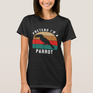 Einfaches Halloween-Kostüm Parrot Lover gibt vor,  T-Shirt