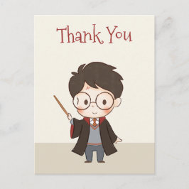 Einfaches Harry Potter Danke Postkarte
