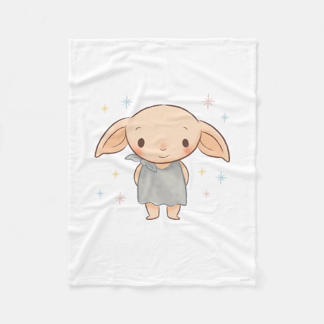 Einfaches Harry Potter - Dobby Baby Shower Fleecedecke (Vorderseite)