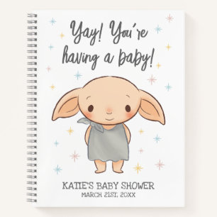 Einfaches Harry Potter - Dobby Baby Shower Notizbuch