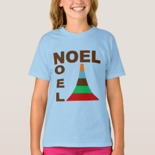Einfaches hellblaues T-Shirt Design NOEL GATEAUX