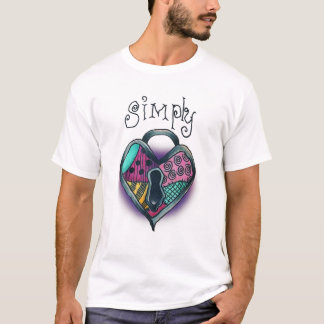 Einfaches Herz für einfache Frauen, die Detiningke T-Shirt