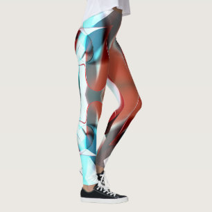 Einfaches Herzdesign, kristalline Tonmischung in K Leggings