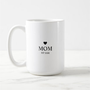 Einfaches Herzjahr Begründet Mama Kaffeetasse