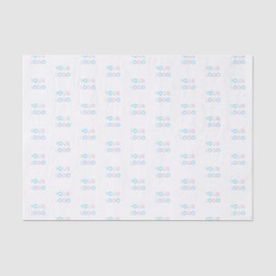 Einfaches Hinzufügen des Logo-Tissue-Papiers Seidenpapier
