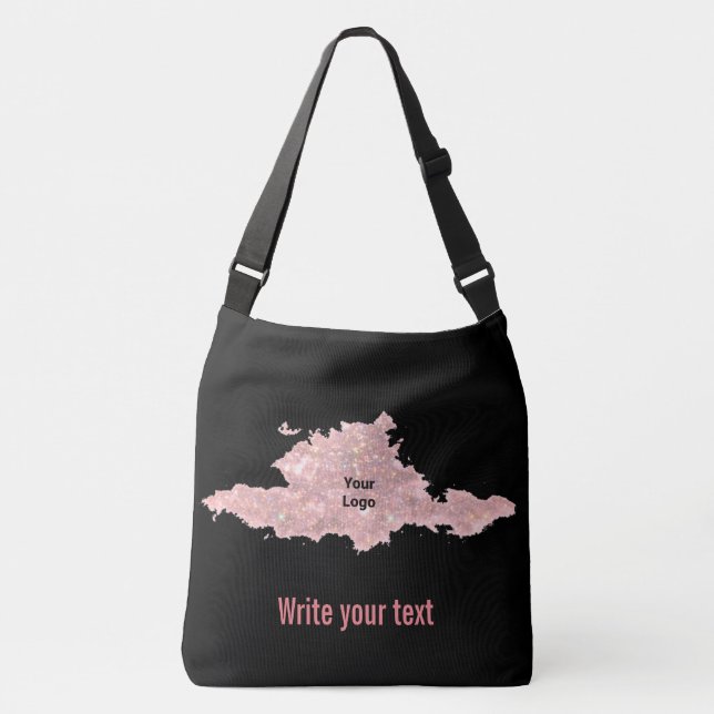 einfaches Hinzufügen eines Fotos Tragetaschen Mit Langen Trägern (Vorderseite)
