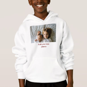 einfaches Hinzufügen IHRES FOTO TEXT CHRISTMAS Ho Hoodie