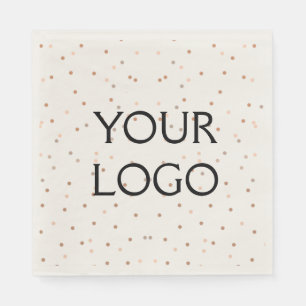 einfaches Hinzufügen Ihres Logos/Designs zu Ihrem  Serviette