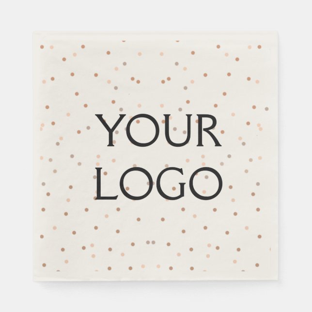 einfaches Hinzufügen Ihres Logos/Designs zu Ihrem  Serviette (Vorderseite)