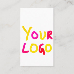 einfaches Hinzufügen Ihres Logos/Designs zu Ihrem Visitenkarte