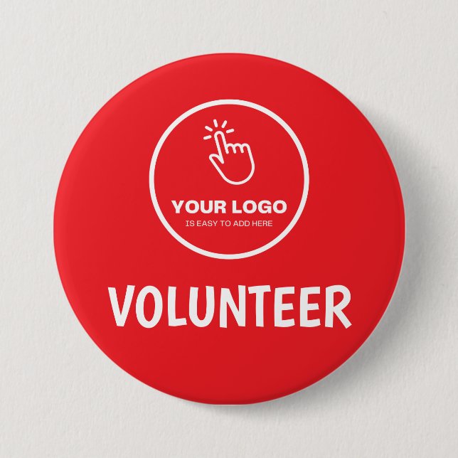 Einfaches Hochladen Ihres Logos, benutzerdefiniert Button (Vorderseite)