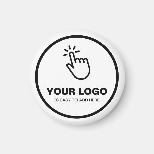 Einfaches Hochladen Ihres Logos mit benutzerdefini Magnet