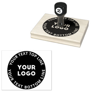 Einfaches Hochladen von Geschäftslogos und anpassb Gummistempel