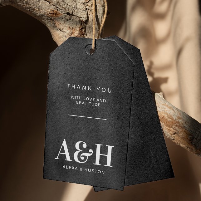 Einfaches Hochzeitssymbol Minimalistisch Geschenkanhänger (Von Creator hochgeladen)